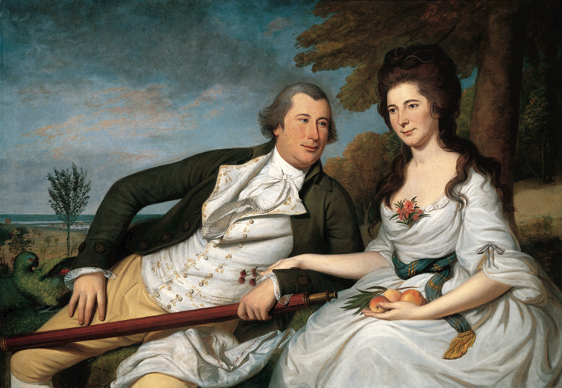 Benjamin And Eleanor Ridgely Laming by Charles Willson Peale, 1788